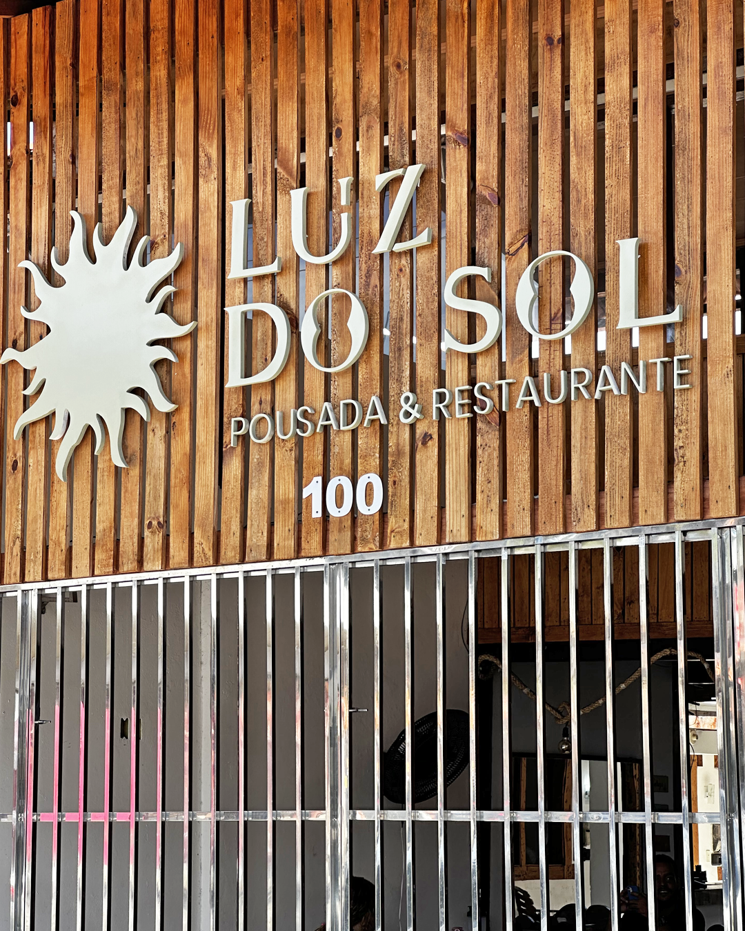 Entrada da Pousada Luz do Sol